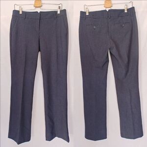 Express‎ Editor Pants Trousers Navy Blue Black Gray Plaid 8R 8 Regular Stretch